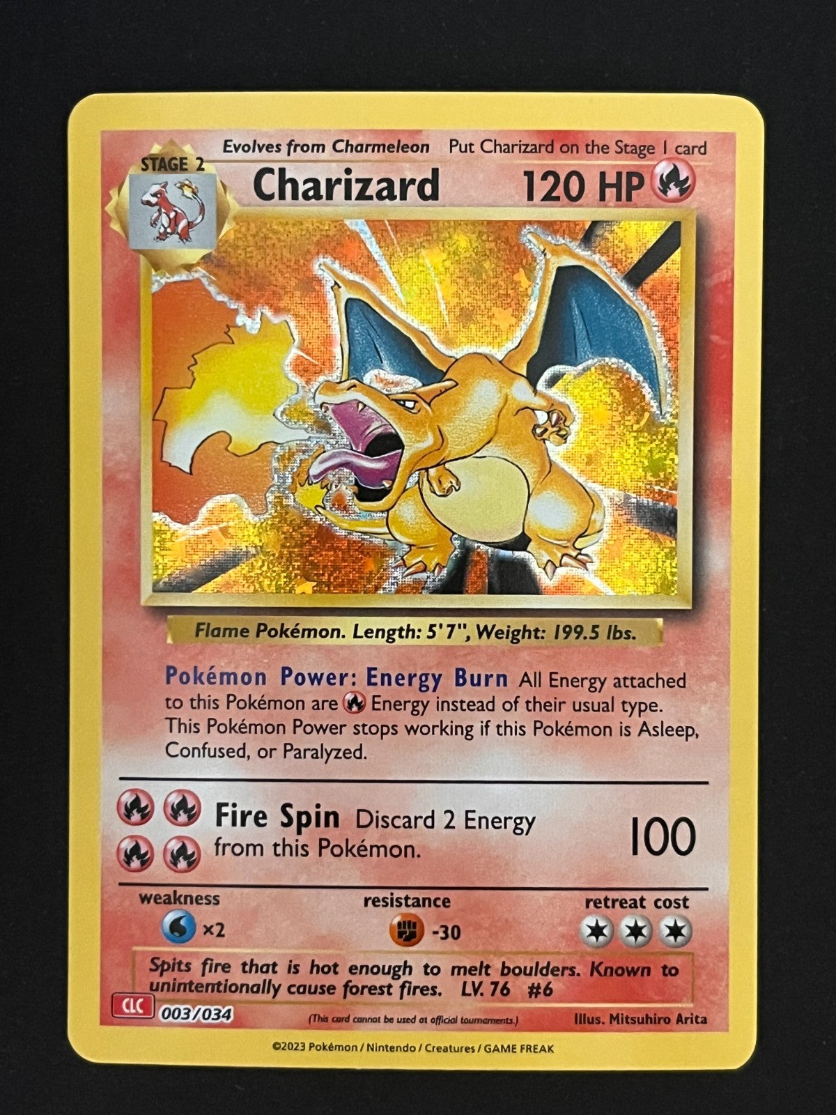 charizard 003/034 NM