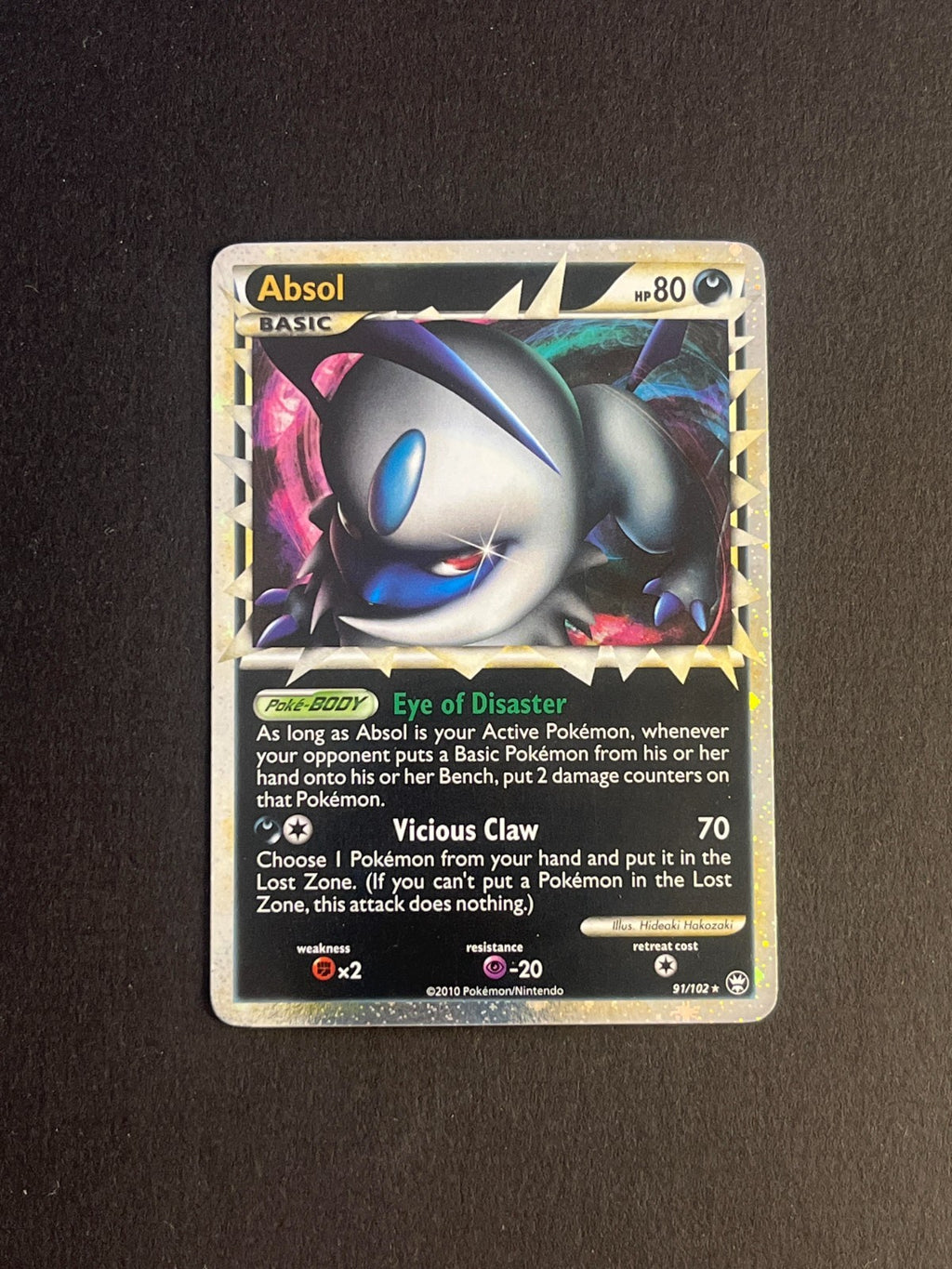 Absol (Prime) 91/102 Triumphant Holo